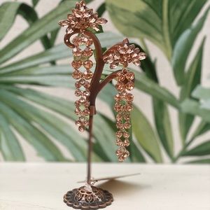 Rose gold Dangly Earrings